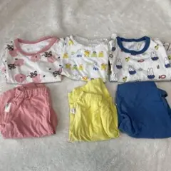 UNIQLO半袖　パジャマセット 90cm ミッフィー　みぃつけた　エルマー