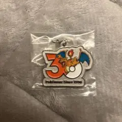 ポケモン 30周年 メタルチャームマスコット　リザードン