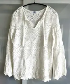 ジェイプレス　レース　UV  カットソー