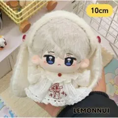 10cm 着せ替え ぬいぐるみ服 うさぎ 萌え ぬい活 推しぬい-B3417