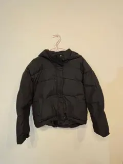 CECI McBEE フード付き ブラックダウンジャケット