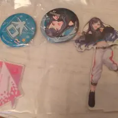 プロセカ セガラッキーくじ 白石杏 アクリルスタンド 缶バッジセット