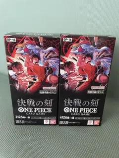 ONE PIECEカードゲーム 決戦の刻 テープ付き2BOX 新品未開封 - メルカリ