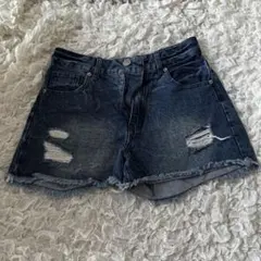 ダメージ デニムパンツ ショートパンツ キッズ