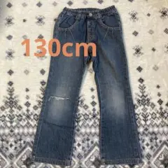 ジュニア　女児　デニムロングパンツ