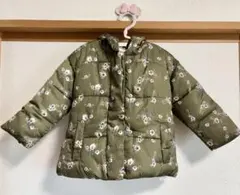 Zara Baby 花柄　中綿コート ダウン　92cm 18/24months