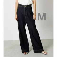 AZUL by moussy DARTS DENIM WIDE ワイドデニム　Mのサムネイル