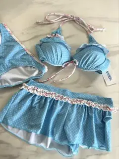 MON SAISON 水玉フリルビキニ セパレート水着　Sサイズのサムネイル