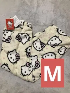 산리오 헬로 키티 총 무늬 롱 팬츠 마이크로 동키 한정 M