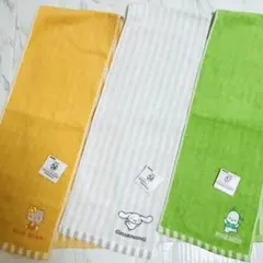 【サンリオ】マフラータオル×3種類　キティ　シナモロール　ポチャッコ