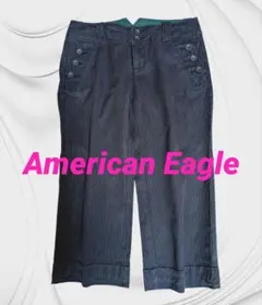 [American Eagle] ストライプ ボタンデザイン カジュアルパンツのサムネイル