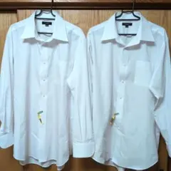 タカキュー　ワイシャツ　長袖　2枚セット　XL【目立った傷や汚れなし】のサムネイル