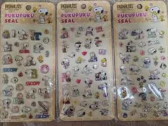 PEANUTS PUKUPUKU SEAL 3枚セット