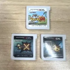 3DS ソフト モンスターハンターX・G・スーパーマリオDXセット