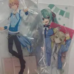 プロジェクトセカイ　アクスタクリアカード　セット　天馬司　初音ミク　小豆沢こはね