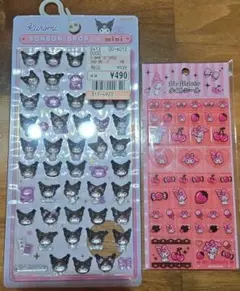 クロミボンボンドロップシールミニ・マイメロタイルシール