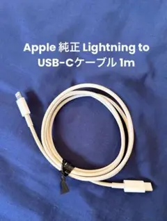 Apple 純正 Lightning to USB-Cケーブル 1m