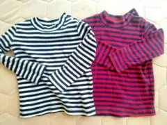 ユニクロベビー　リブハイネック 90