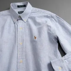 POLO RALPHLAUREN ストライプ オックスフォードシャツ