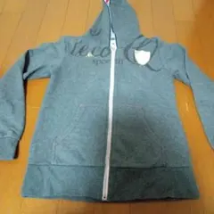 le coq sportif フード付きジップアップパーカー グレー