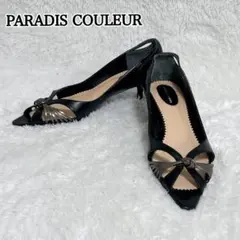 美品✨PARADIS COULEUR サンダル 24.5 本革 日本製のサムネイル