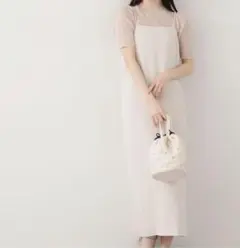 [試着のみ]ナローキャミジャンスカ ロングワンピースのサムネイル