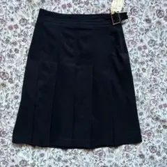 UNTITLEDブラック プリーツスカート ベルト付き