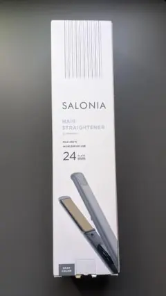 SALONIA ヘアストレートナー 24mm ブラック　新品未開封