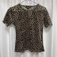 WEEKENDGAL レオパード柄 半袖カットソー Lサイズのサムネイル