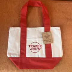 TRADER JOE'S ミニキャンバストートバッグ　トレジョエコバッグ