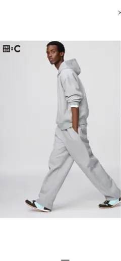 UNIQLO ユニクロ　スウェットワイドパンツ　丈長め