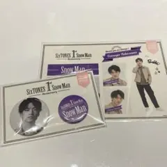 Snow Man 1st anniversary 缶バッジセット&ステッカー
