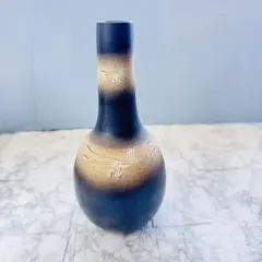 未使用　たち吉 清水焼 古代窯変 一輪挿し 花瓶 京焼 花器 フラワー 橘吉のサムネイル