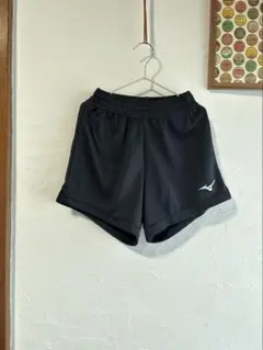 150サイズ◇Mizuno◇ミズノ◇黒◇バレーボール◇ゲームパンツ◇ほぼ未使用