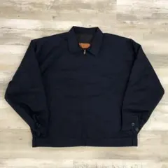 ラ*ズ様 古着 ワークジャケット XL ネイビー スイングトップ アメカジ スト