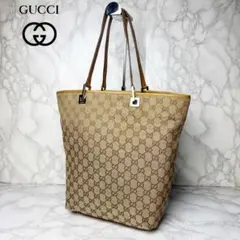 011 美品 GUCCI バケツ型 トートバッグ ハンドバッグ 肩掛け eo6のサムネイル