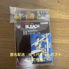 BLEACH 一番くじ 石田雨竜ステッカーとアクルリチャーム　四楓院夜一　2点