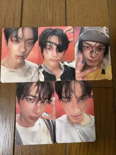 TXT TOGETHER afterglow 5形態 封入トレカ　コンプリート