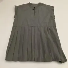 ViS ビス プリーツ カーキ ブラウス シャツのサムネイル