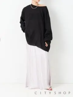 CITY SHOP　SATIN SCART　サテンスカート　シルバーのサムネイル