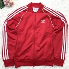極美品 アディダス SST トラックジャケット レッド　赤　M　メンズ