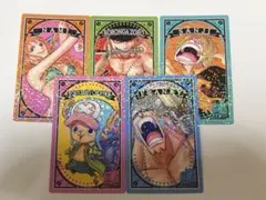 ONEPIECE 特典 カード ゾロ ナミ サンジ チョッパー フランキー