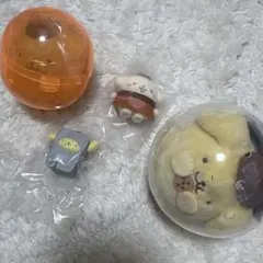 ポムポムプリン　ぷちとも・カプセルトイ ガチャ　セット