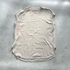 K1701 無印良品 トップス フレンチスリーブ ナチュラル ML ベージュ