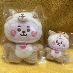 BT21 渋谷限定　ハチ公　ぬいぐるみ、マスコット　COOKY 2点セット