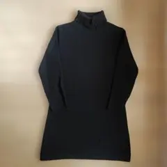 黒 タートルネック ワンピース サイズ38