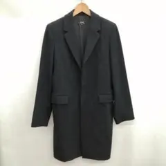 A.P.C. ブラック チェスターコート S