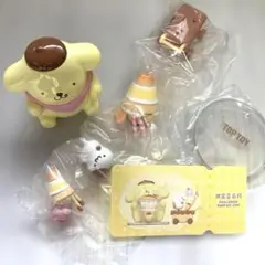 サンリオ ポムポムプリン フロッキーフィギュア TOPTOY ランダム