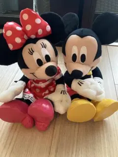 NTT 電報 ミッキーマウス（ラブリー）＆ミニーマウス（ラブリー） ぬいぐるみ