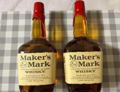 ワイルドターキー1000ml 1本とメーカーズマーク700ml 2本 合計3本 